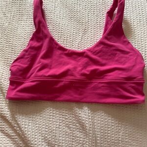 Lululemon Sonic Pink sports bra